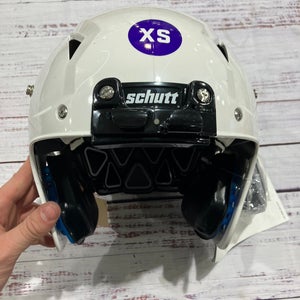White Youth XS Schutt Vengeance A11 Helmet (New)