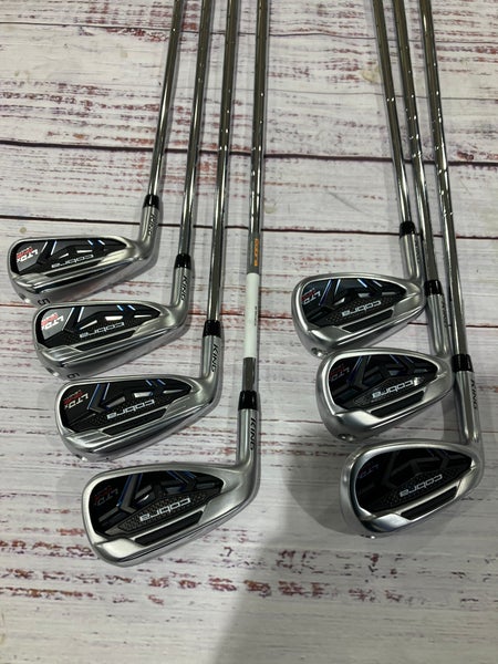 Cobra LTDx One Length Iron Set RH I KBS Tour 90 Steel Stiff Shaft (New)
