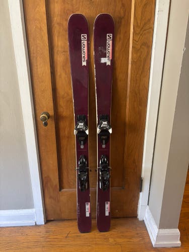 Salomon QST Lux 92 153cm with Adjustable Salomon Warden MNC Bindings