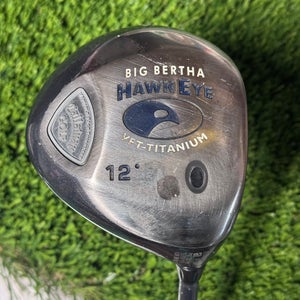 Callaway Big Bertha Hawkeye VFT Titanium 12* Driver Ladies Flex Gems Graphite RH