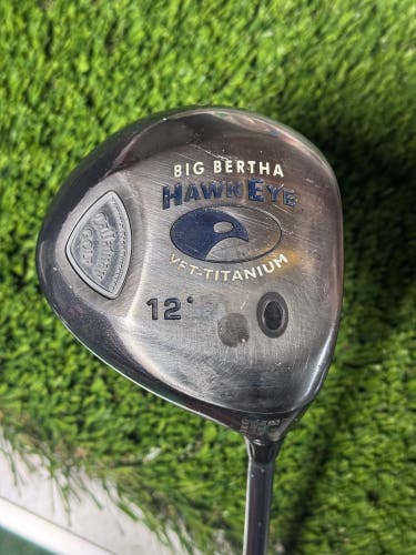 Callaway Big Bertha Hawkeye VFT Titanium 12* Driver Ladies Flex Gems Graphite RH
