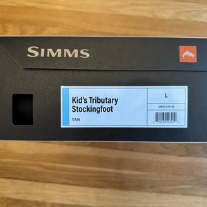Simms Kid’s Large Tributary Stockingfoot Waders (New)