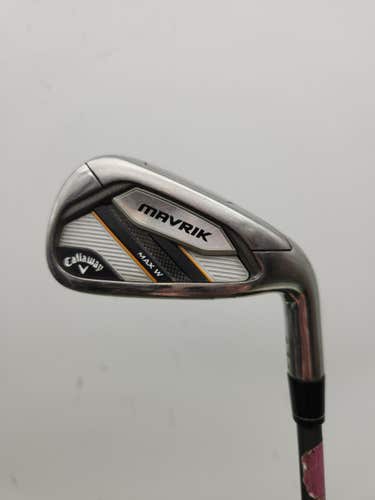 2020 CALLAWAY MAVRIK MAX 5 IRON REG AEROTECH STEELFIBER I80 37.5" GOOD