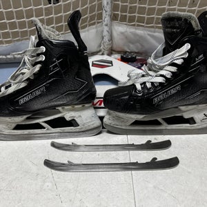 Bauer Supreme M50 Pro Hockey Skates Size 5 (Used) INCLUDING EXTRA PAIR OF BAUER FLY-X STEEL