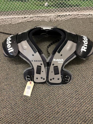 New Riddell Smoke Shoulder Pads | Adult XXS (15" - 16")