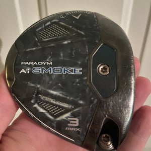 Men's 2024 Callaway Paradym Ai Smoke Max 3 Wood, Ventus Black Velocore+ X-stiff shaft Used)