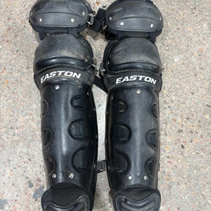 Black Intermediate Easton Gametime Catcher's Leg Guard (Used)