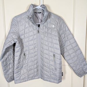 The North Face ThermoBall Eco Puffer Jacket Girls Size: M 10/12 Gray