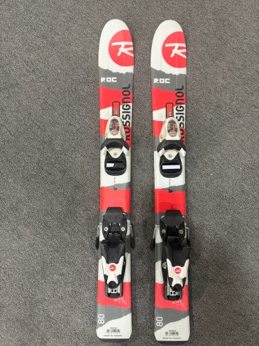 Rossignol ROC 80 cm All Mountain Skis With Bindings (Used)