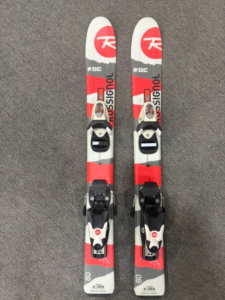Rossignol ROC 80 cm All Mountain Skis With Bindings (Used)