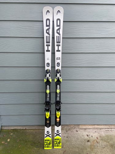 HEAD WC Rebels I.Speed Pro 170 cm Racing Skis With Bindings Max Din 16 (Used)