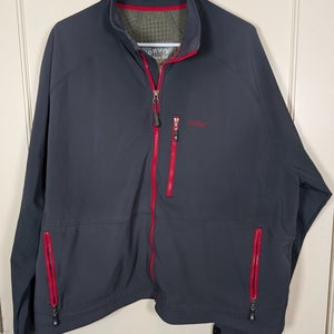 Orvis Trout Bum Softshell Jacket Men's Size: XXL Fleece Lined Gray
