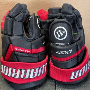 New Warrior Alpha Lx3t Hockey Gloves 11” Black and Red
