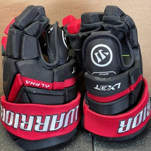 New Warrior Alpha Lx3t Hockey Gloves 13” Black and Red