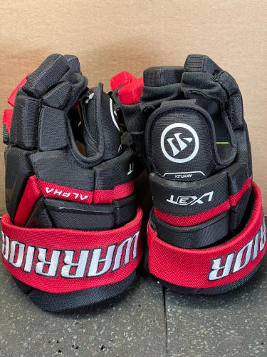 New Warrior Alpha Lx3t Hockey Gloves 13” Black and Red