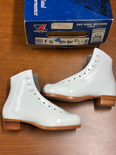 Riedell 55 Figure Skates I Adult 1.5 I (New)