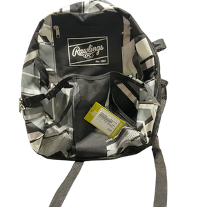 Used Rawlings BLACK BACKPACK BB/SB Player Backpack Black 11834-S000045966