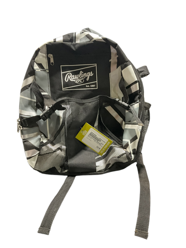 Used Rawlings BLACK BACKPACK BB/SB Player Backpack Black 11834-S000045966