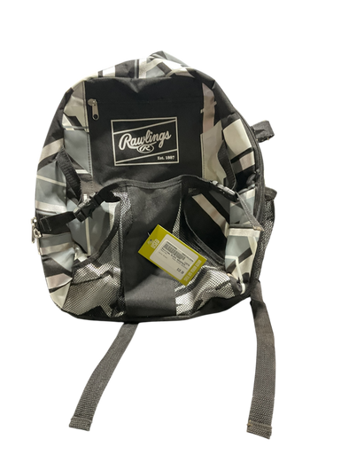 Used Rawlings BLACK BACKPACK BB/SB Player Backpack Black 11834-S000045966