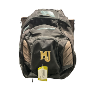 Used Demarini BLACK BASEBALL BAG BB/SB Player Backpack Black 11834-S000045944