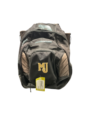 Used Demarini BLACK BASEBALL BAG BB/SB Player Backpack Black 11834-S000045944
