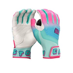 New WALK OFF ETHOS YOUTH LIGHT BLUE/PINK SPRING BREAK BATTING GLOVES 11834-EASE00718339
