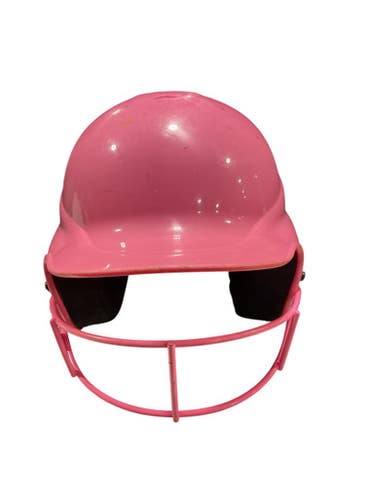 Used RIP-IT RIP IT PINK HELMET Batting Helmet w/Mask Pink One Size 11834-S000045843