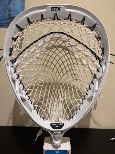 Adult STX Eclipse 2 Fresh Stringing Goalie Head (Used)