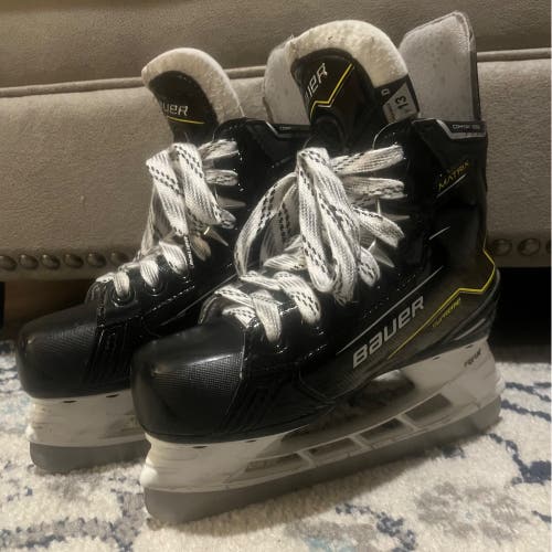 2024 Bauer S24 Supreme Matrix (SMU) Hockey Skates Regular Width 13.0Y
