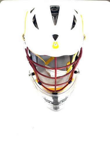 Used Cascade PRO 7 Lacrosse Helmet White One Size 11860-S000304100