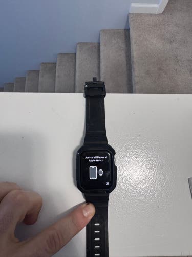 Apple Watch Gray 44mm Series 5 Smartwatch in Black with Band