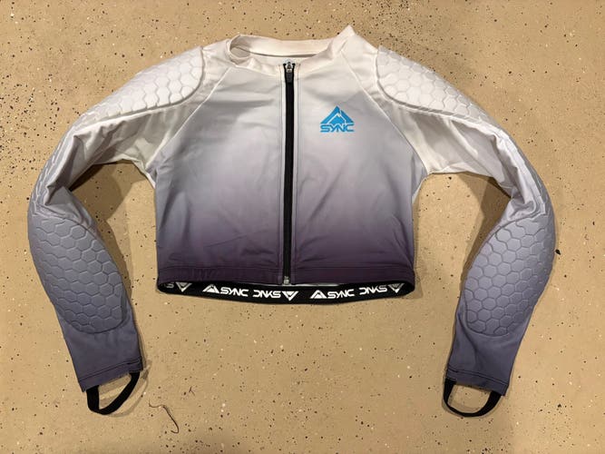 White Small Adult Unisex SYNC Padded Top (New)