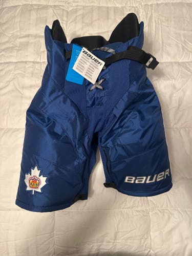 Brand New Markham Royals Team Issued Senior Small Bauer Hockey Pants (New)