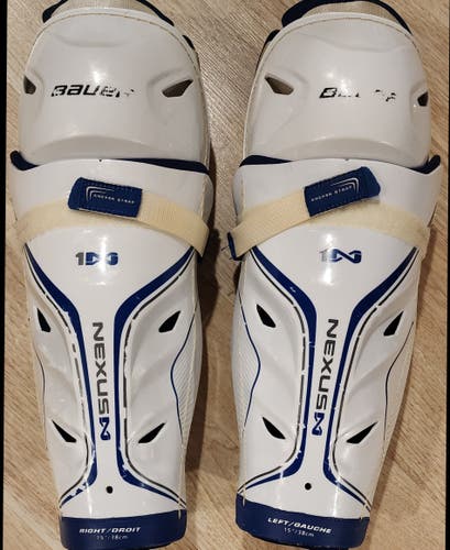 Senior Bauer Nexus 1N 15" Shin Pads Pro Stock