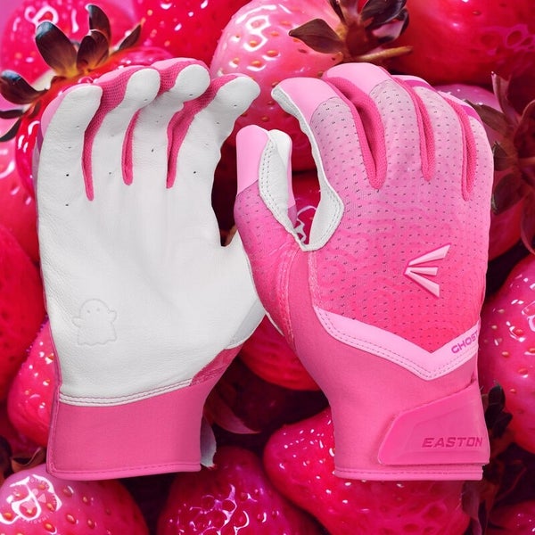 EASTON GHOST ETHOS FASTPITCH BATTING GLOVES (S), STRAWBERRY GLOW E00714088