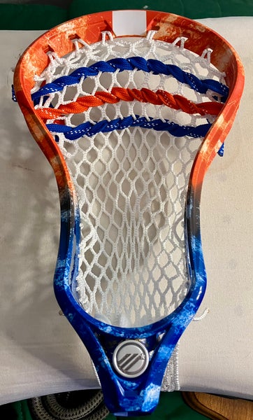 Custom dyed orange and blue marble Maverik Tactik 2.0 Head (New)