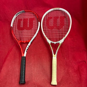 Tennis Racquet: Adult Wilson Tennis Racquet (Used)