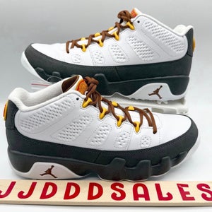 Nike Air Jordan 9 G NRG U24 U.S. Open Masters PGA White Gold FN6931-100 Men Sz 6.5 New