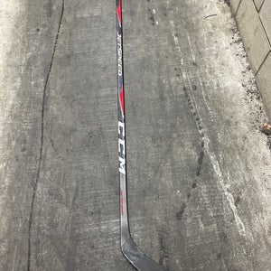 Cracked Senior CCM JetSpeed Left Hand Hockey Stick Mid Pattern 85 Flex (Used)