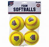 New USASB 4PK FOAM SOFTBALLS 11860-FRA64216