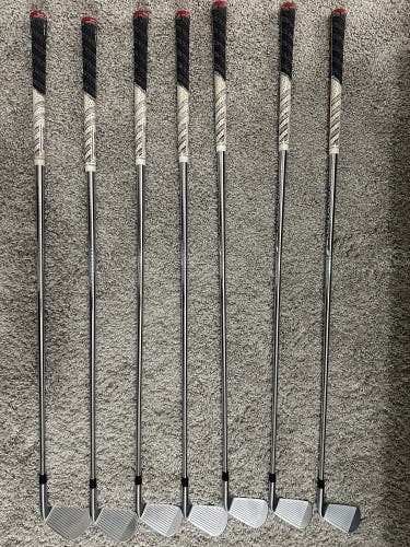 Men's 2021 Titleist 2021 T100S Left Hand Iron Set 4-PW Stiff Flex Project X LZ 6.0 Steel Shaft (Used