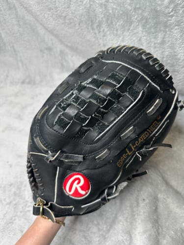 Black Rawlings RBG 36 Nolan Ryan Autograph Series RH Pitcher's Baseball Glove 12" (Used)