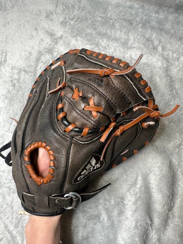 Gold Adidas TS3150BR RH Catcher's Baseball Glove 31" (Used)