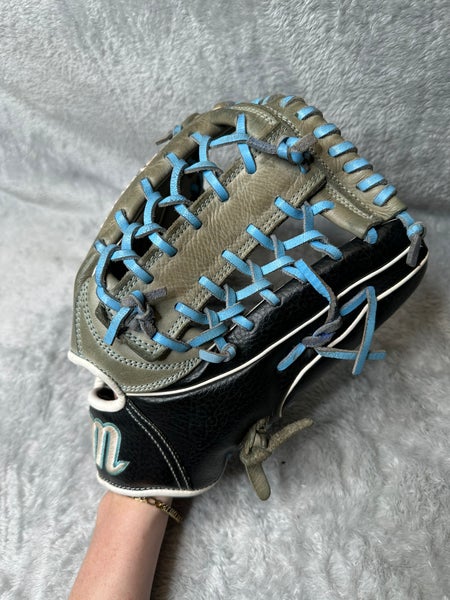 Gray Marucci Caddo S-Type RH Outfield Softball Glove 12" (Used)