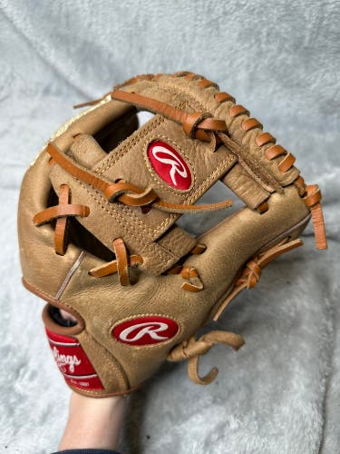 Brown Rawlings Player Preferred RH Infield Baseball Glove 11.5" (Used)