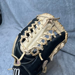 Black Marucci Marksman Series RH Outfield Baseball Glove 12" (Used)