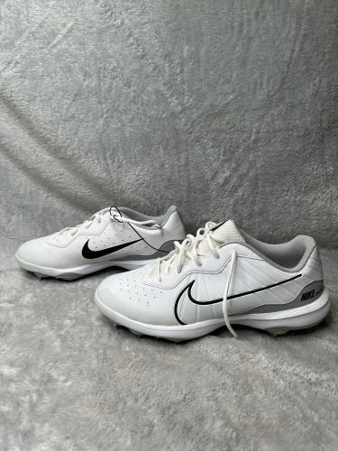 White Men's Size M 11.0 (W 12.0) Adult Nike Low Top Footwear Metal (New)