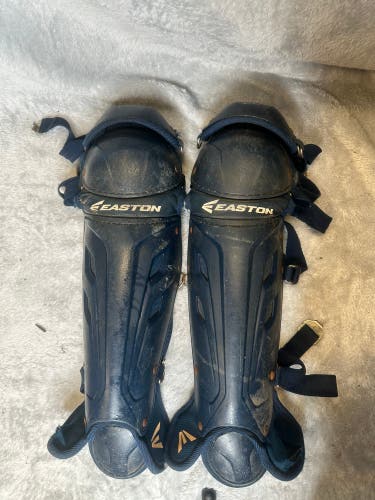 Blue Intermediate Easton Catcher's Leg Guard (Used)