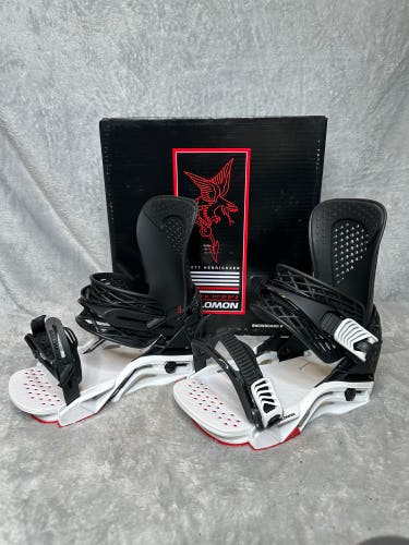 Limited Edition Men's Medium Salomon Dusty Hendricks Hologram Snowboard Bindings (New)