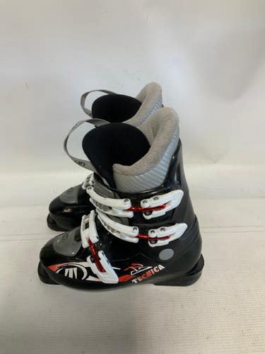 Used Tecnica RJ Boys DH Ski Boot Black 205 MP - J01 11823-S000037132